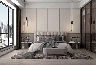 济宁现代风格-卧室