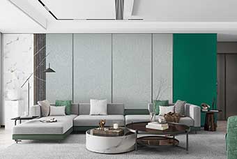 济宁轻奢风格-客厅