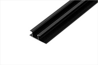 济宁航空纤维墙咔铝合金带灯中条（哑黑氧化）