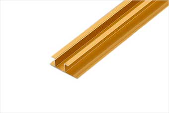 济宁航空纤维墙咔铝合金带灯中条(钛金氧化)