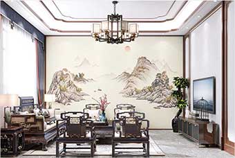 济宁森佰汇航空纤维墙咔（巴山蜀水）