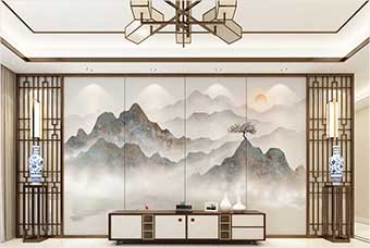 济宁森佰汇航空纤维（山水画系列）