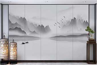 济宁森佰汇航空纤维（山水画系列）