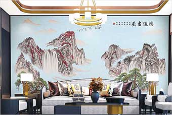 济宁森佰汇航空纤维墙咔(鸿运当头)